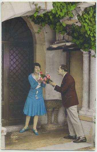 POSTAL DE PAREJA. Nº 1749