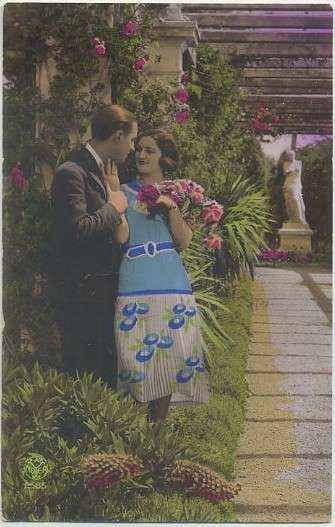 POSTAL DE PAREJA.
