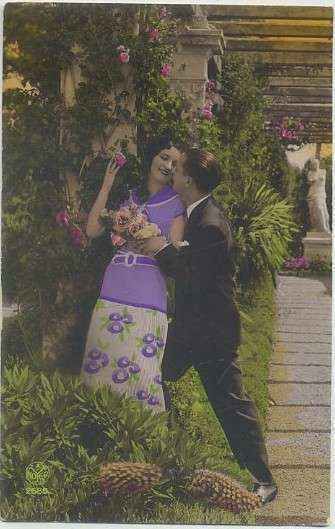POSTAL DE PAREJA.