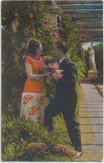 POSTAL DE PAREJA.