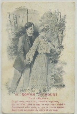 POSTAL DE PAREJA. ROMAN D'AMOUR