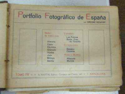 PORTFOLIO FOTOGRAFICO DE ESPAÑA. REINO DE ANDALUCÍA, CANARIAS, EXTREMADURA Y REINO DE MURCIA