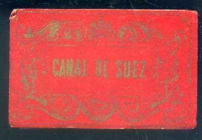 PORTFOLIO DEL CANAL DE SUEZ CON 16 CROMOLITOGRAFÍAS