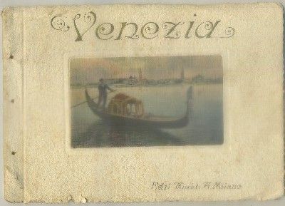 PORTFOLIO DE VENEZIA. 16 DIBUJOS A COLOR DE VENEZIA. EDIT. TRALDI. MILANO