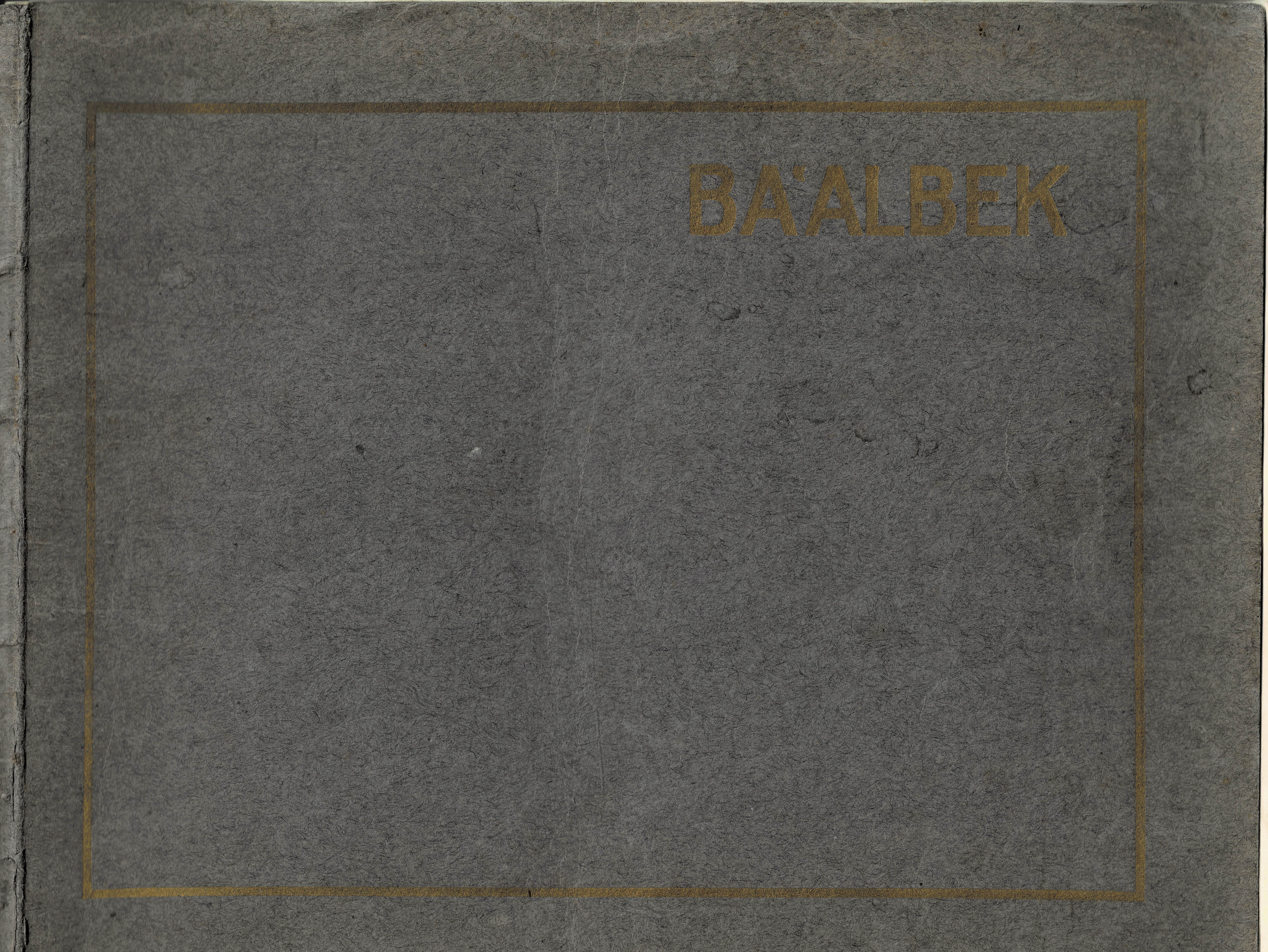 PORTAFOLIO FOTOGRAFICO DE BAALBEK