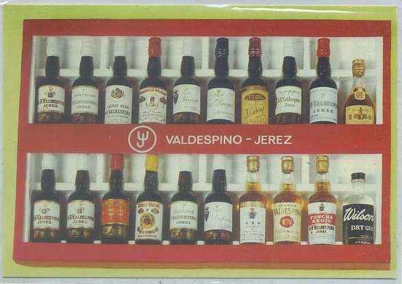 POSTAL DE PUBLICIDAD VALDESPINO JEREZ