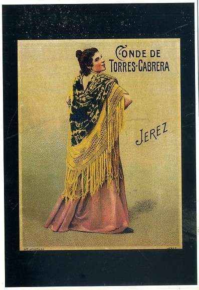 POSTAL PUBLICITARIA CONDE DE TORRES-CABRERA. SERIE COSTUMBRISTAS Nº 50