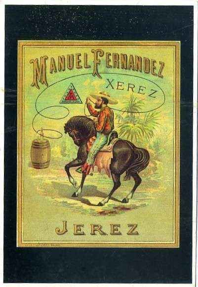 POSTAL PUBLICITARIA MANUEL FERNANDEZ. JEREZ. SERIE AMERICA Nº 32