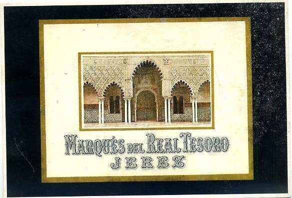 POSTAL PUBLICITARIA MARQUES DEL REAL TESORO. JEREZ