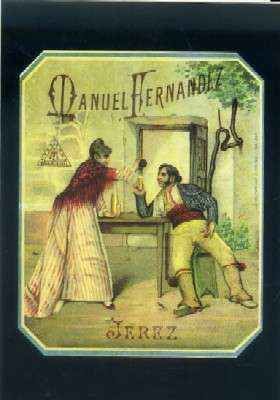 POSTAL PUBLICITARIA MANUEL FERNANDEZ. SERIE COSTUMBRISTAS Nº 194