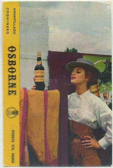 POSTAL DE PUBLICIDAD. SANDEMAN VINEYARDS & BODEGAS. JEREZ