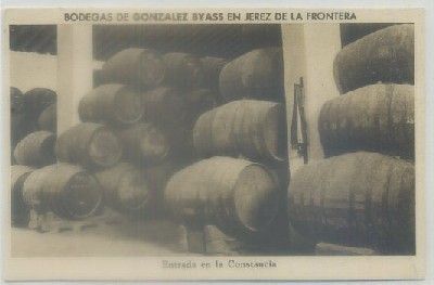 POSTAL DE PUBLICIDAD. GONZALEZ BYASS Y CIA. JEREZ. ENTRADA EN LA CONSTANCIA Nº 41