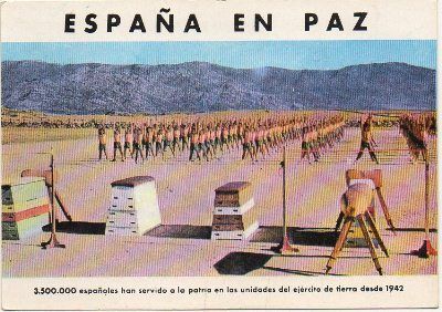 POSTAL PUBLICITARIA. ESPAÑA EN PAZ. EJERCITO DE TIERRA