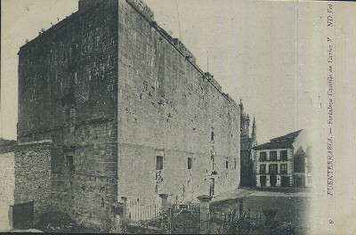 POSTAL ANTIGUA DEL PAIS VASCO FUENTERRABIA  9 FORTALEZA CASTILLO DE CARLOS V