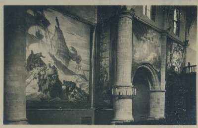 POSTAL DEL PAIS VASCO 163 SAN SEBASTIAN IGLESIA DE SAN TELMO CONJUNTO INTERIOR