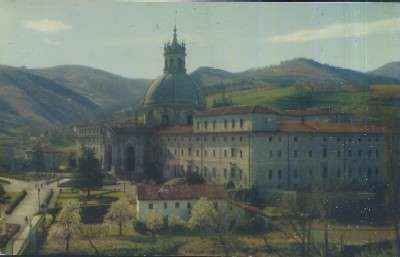POSTAL DEL PAIS VASCO SANTUARIO DE LOYOLA VISTA PARCIAL