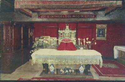 POSTAL DEL PAIS VASCO SANTUARIO DE LOYOLA CAPILLA DE LA CONVERSION
