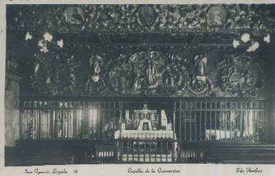 POSTAL DEL PAIS VASCO SANTUARIO DE LOYOLA CAPILLA DE LA CONVERSION