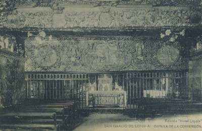 POSTAL DEL PAIS VASCO SAN IGNACIO DE LOYOLA CAPILLA DE LA CONVERSION
