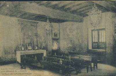 POSTAL DEL PAIS VASCO SAN IGNACIO DE LOYOLA CAPILLA DE TAPICES ANTIGUOS