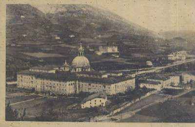 POSTAL DEL PAIS VASCO SAN IGNACIO DE LOYOLA VISTA DEL SANTUARIO Y DEL MONTE YZAR-AITZ