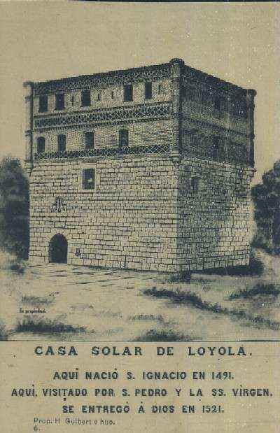 POSTAL DEL PAIS VASCO CASA SOLAR DE LOYOLA