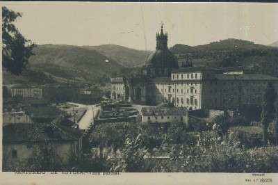 POSTAL DEL PAIS VASCO SANTUARIO DE LOYOLA VISTA PARCIAL