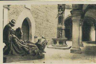 POSTAL DEL PAIS VASCO SANTUARIO DE LOYOLA Nº 37 FUENTE DE SAN IGNACIO Y ENTRADA A LA SANTA CASA