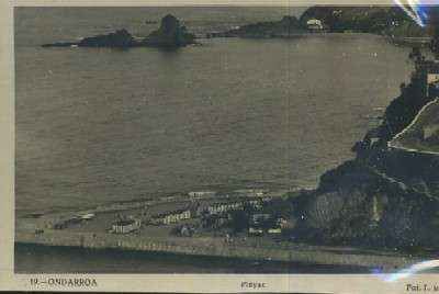 POSTAL DEL PAIS VASCO ONDARROA Nº 19 PLAYAS