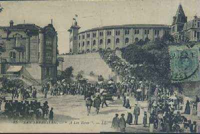 POSTAL ANTIGUA DE SAN SEBASTIAN Nº 85  A LOS TOROS