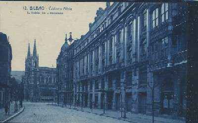 POSTAL ANTIGUA DEL PAIS VASCO BILBAO Nº 12 COLISEO ALBIA