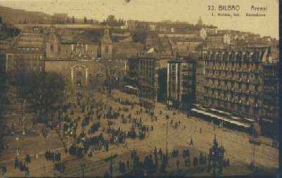 POSTAL ANTIGUA DEL PAIS VASCO BILBAO Nº 22 ARENAL
