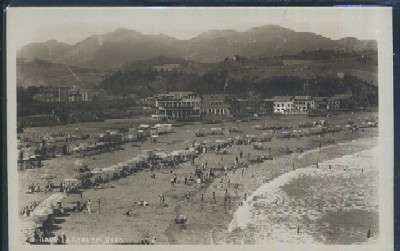 POSTAL ANTIGUA DEL PAIS VASCO GUIPUZCOA DEVA LA HORA DEL BAÑO Nº 12