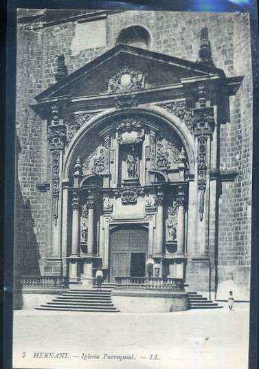 POSTAL ANTIGUA DE GUIPUZCOA - HERNANI - IGLESIA PARROQUIAL
