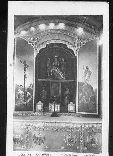 POSTAL DE GUIPUZCOA. SANTUARIO DE LOYOLA - CAPILLA DE PLATA