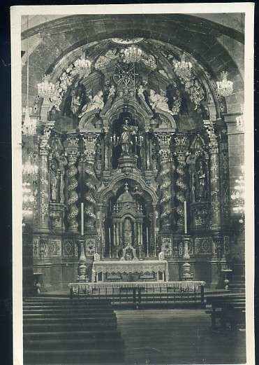 POSTAL DE GUIPUZCOA. LOYOLA - ALTAR MAYOR DE LA BASILICA
