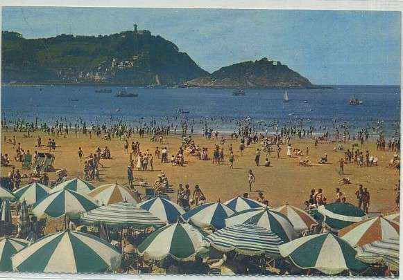 POSTAL DE SAN SEBASTIAN. LA PLAYA Nº 114
