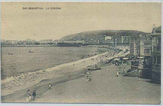 POSTAL ANTIGUA DEL PAIS VASCO. SAN SEBASTIAN. LA CONCHA