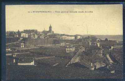 POSTAL ANTIGUA DE FUENTERRABÍA Nº14 VISTA GENERAL TOMADA DESDE ARCOLLIA