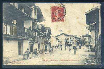 POSTAL ANTIGUA DE FUENTERRABÍA. BARRIO DE LOS PESCADORES