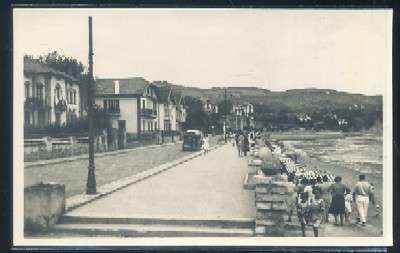 POSTAL DE FUENTERRABÍA. LA PLAYA