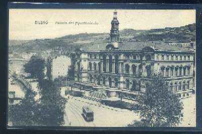 POSTAL ANTIGUA DE BILBAO. PALACIO DEL AYUNTAMIENTO