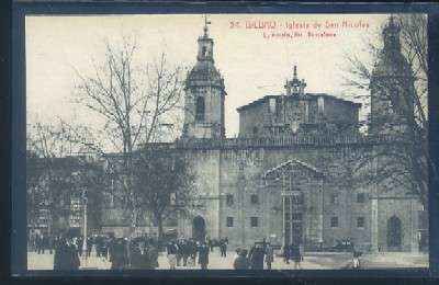 POSTAL ANTIGUA DE BILBAO Nº 24 IGLESIA DE SAN NICOLÁS