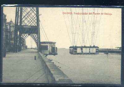 POSTAL ANTIGUA DE BILBAO. TRASBORDADOR DEL PUENTE DE VIZCAYA