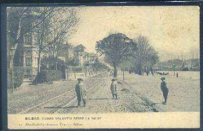 POSTAL ANTIGUA DE BILBAO. CAMPO VOLATÍN DESDE LA SALVE