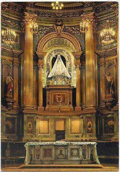 POSTAL DE BILBAO. BASILICA DE NTRA. SRA. DE BEGOÑA Y ALTAR MAYOR Nº 99