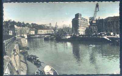 POSTAL DEL PAÍS VASCO. BILBAO Nº 62 RIA Y PUENTE DEL GENERAL MOLA