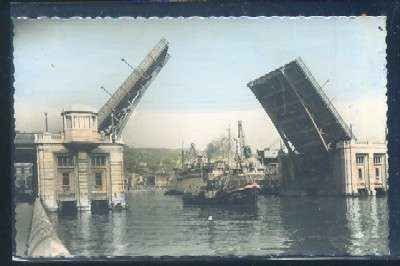 POSTAL DEL PAÍS VASCO. BILBAO Nº 16 PUENTE BASCULANTE DEL GENERALÍSIMO