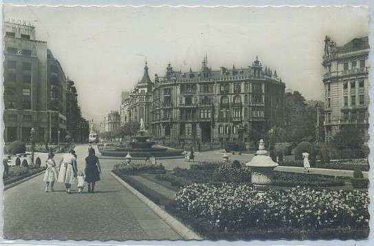 POSTAL DEL PAÍS VASCO. BILBAO. PLAZA DE FEDERICO MOYUA