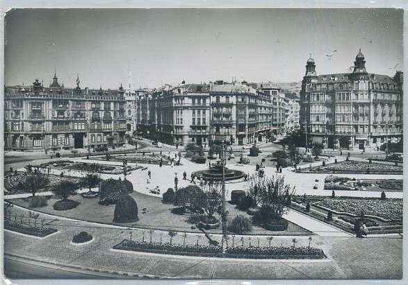 POSTAL DEL PAÍS VASCO. BILBAO. PLAZA DE FEDERICO MOYUA